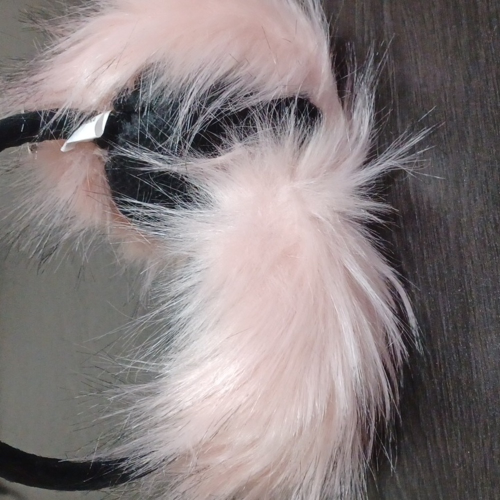 Faux Fur Pink Earmuffs